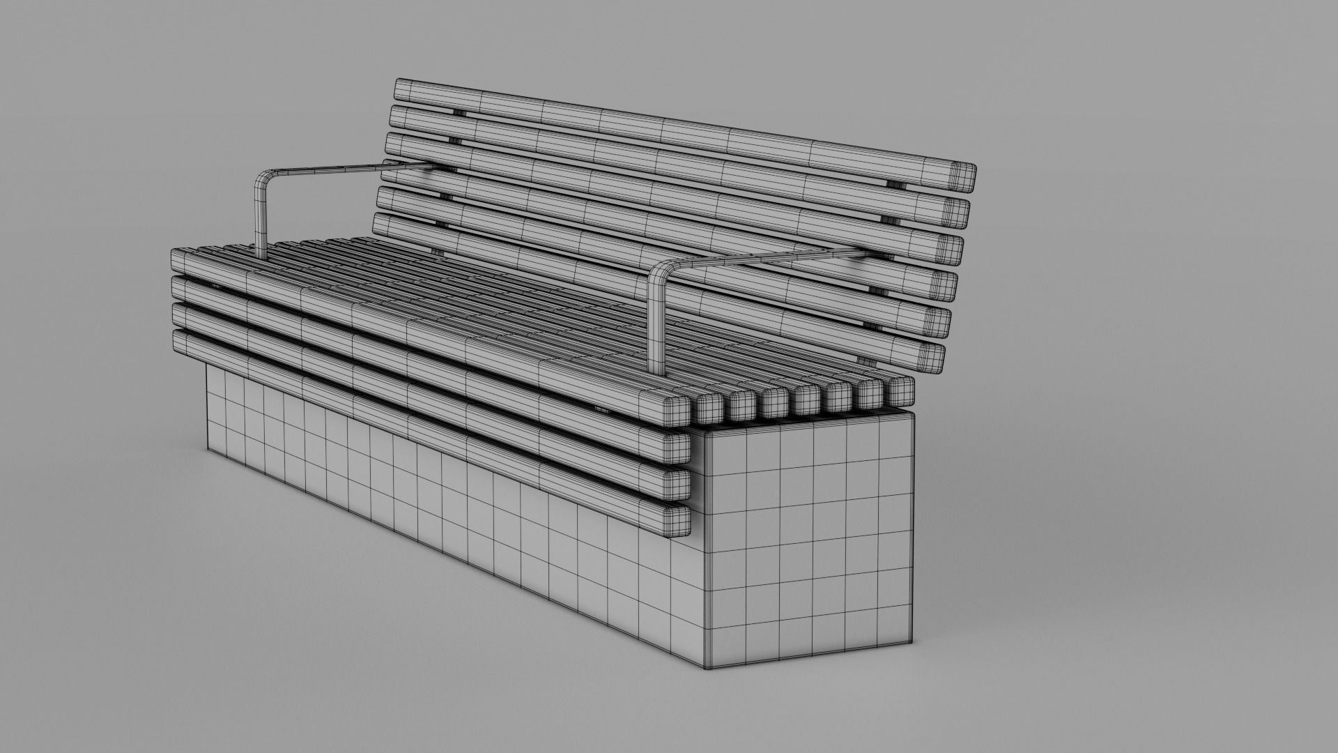 TORD WALL BENCH SEAT 3D model_29