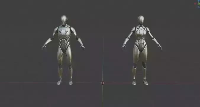 Free Blender Manny Rig and Quinn Rig from Unreal Engine Free 3D model