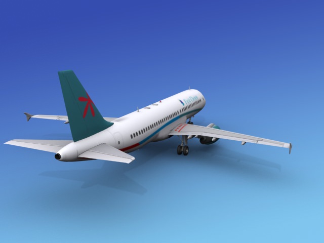 Airbus A320 First Choice 3D model_6