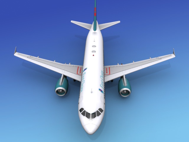 Airbus A320 First Choice 3D model_9