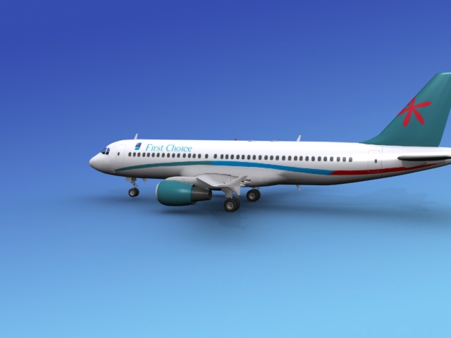 Airbus A320 First Choice 3D model_2