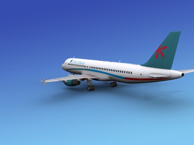 Airbus A320 First Choice 3D model_3