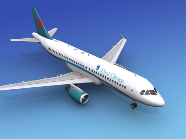 Airbus A320 First Choice 3D model_8