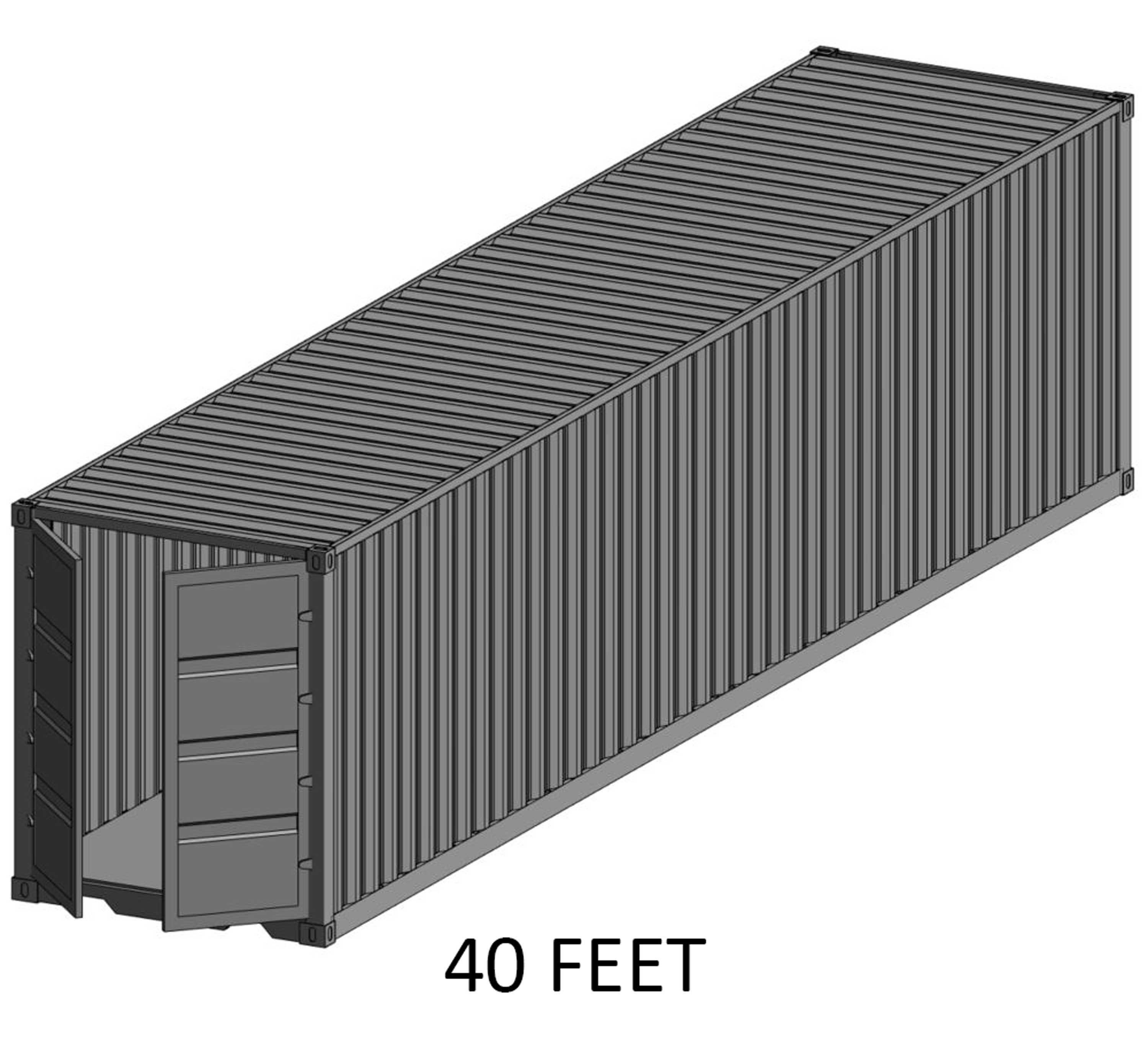 Container Shipping Full Parameter 3D model_10