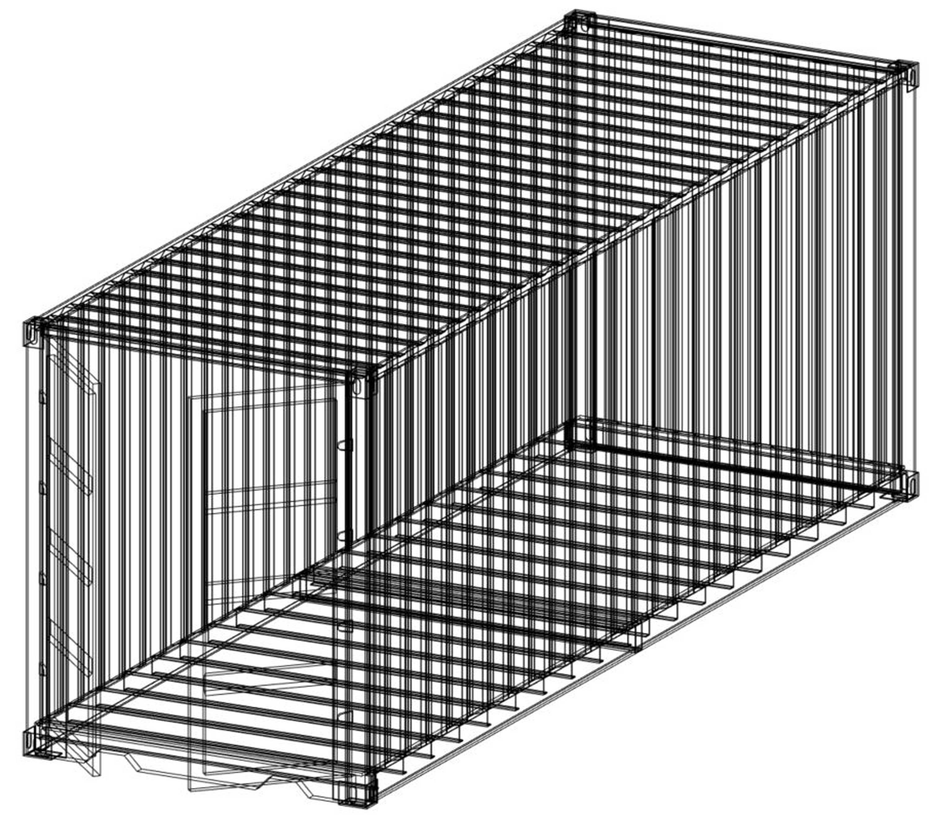 Container Shipping Full Parameter 3D model_16