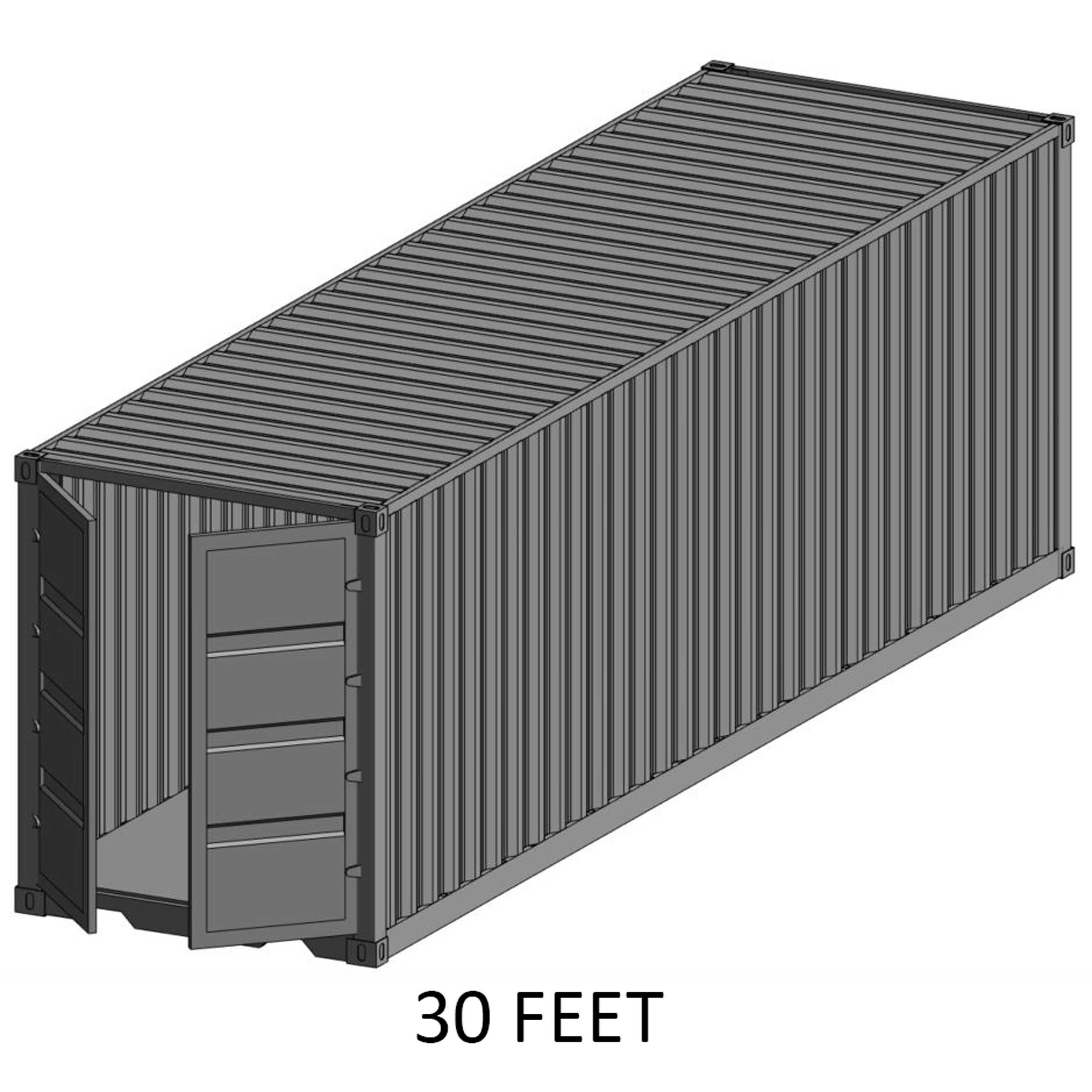 Container Shipping Full Parameter 3D model_9
