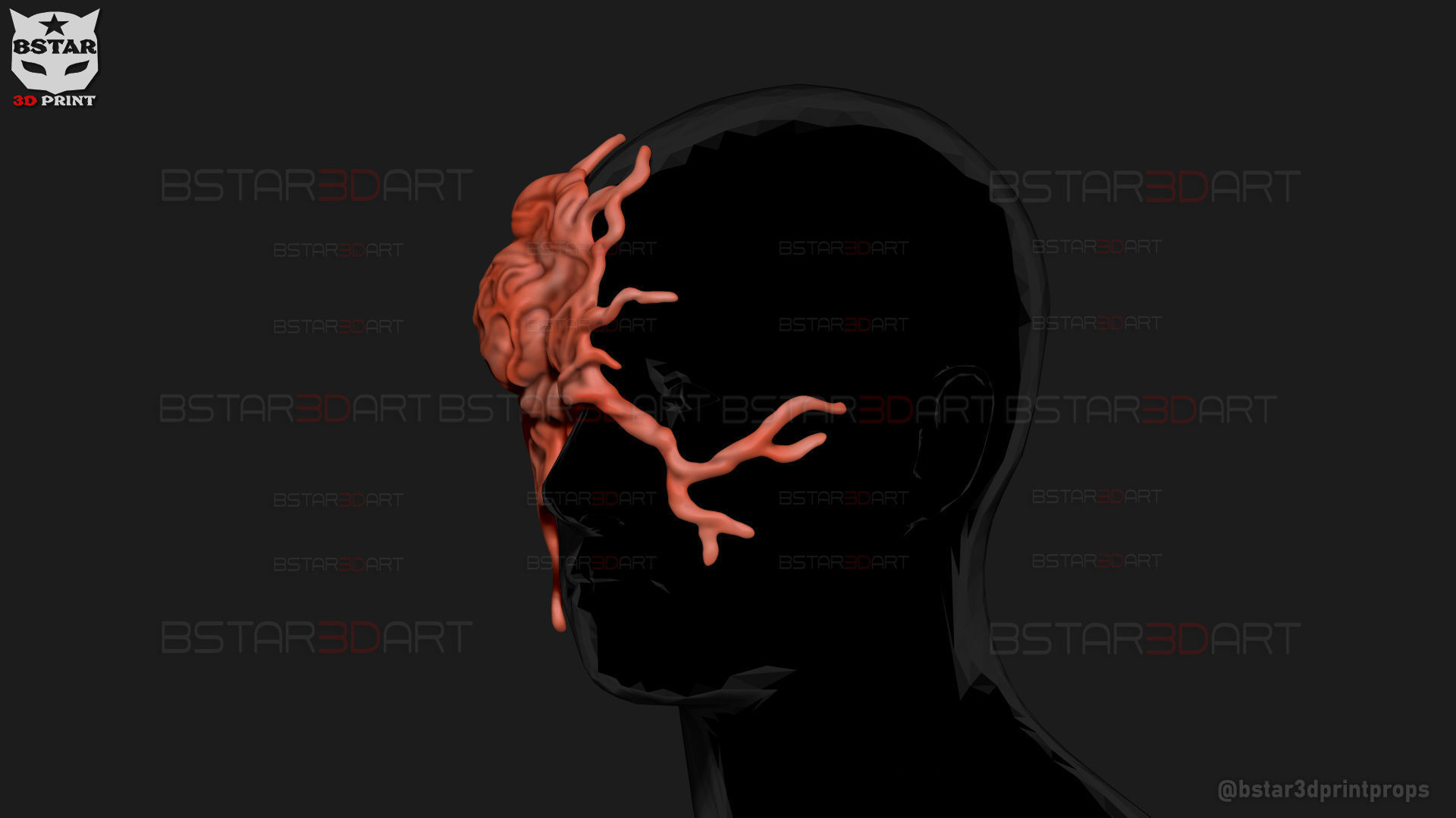 Tanjiro Demon Mask - Demon Slayer Cosplay 3D print model_1