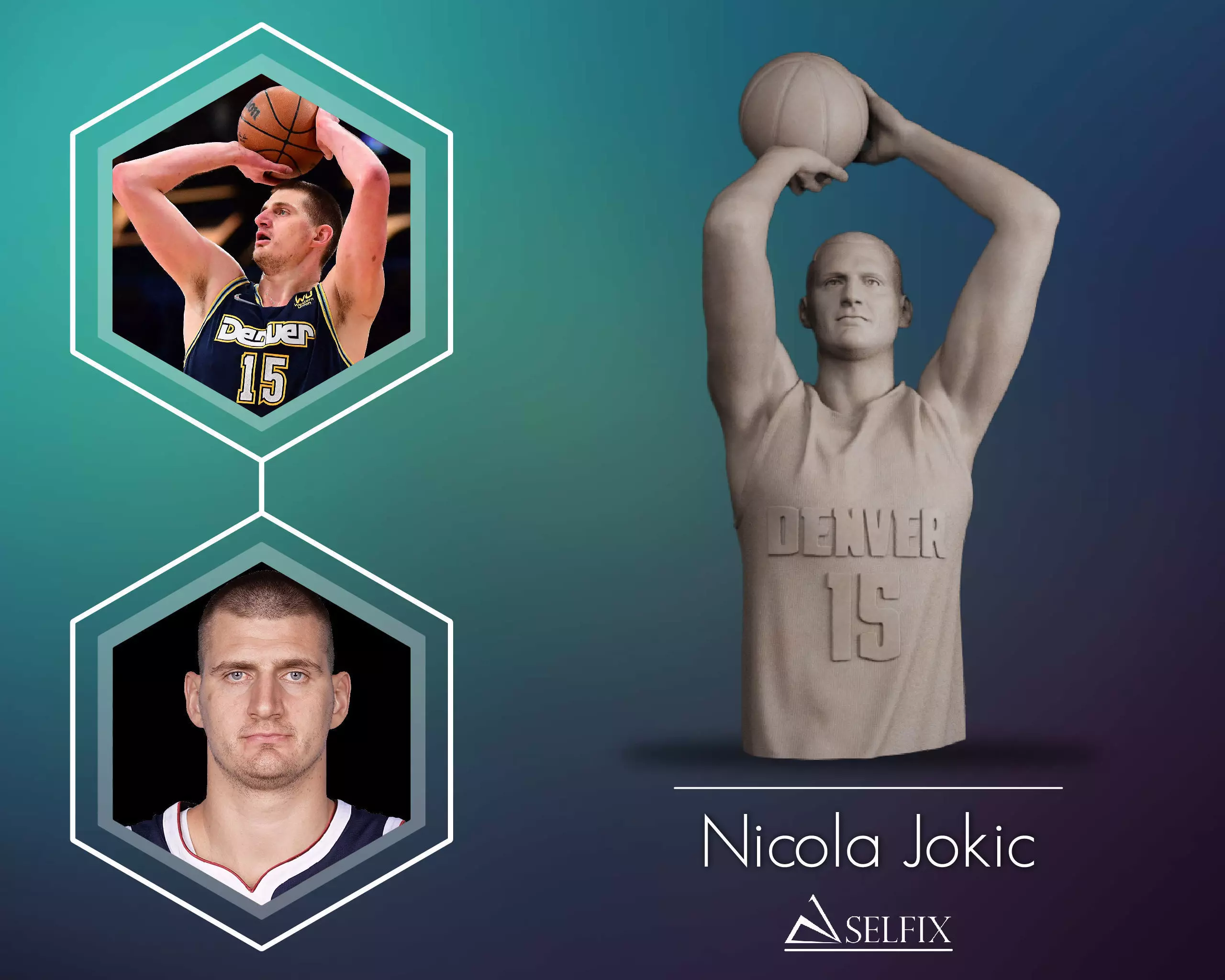 Nikola Jokic 3D print model_0