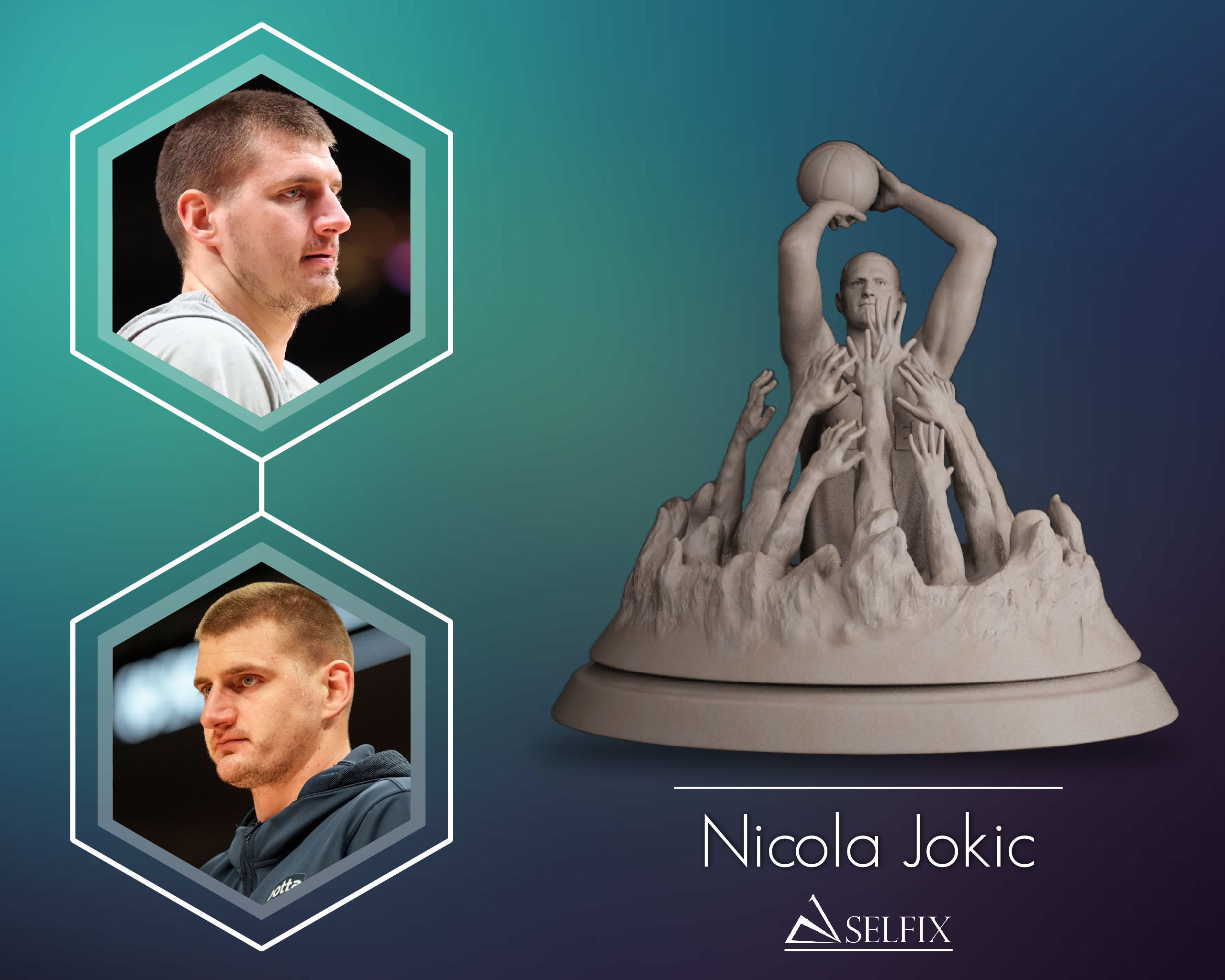 Nikola Jokic 3D print model_1