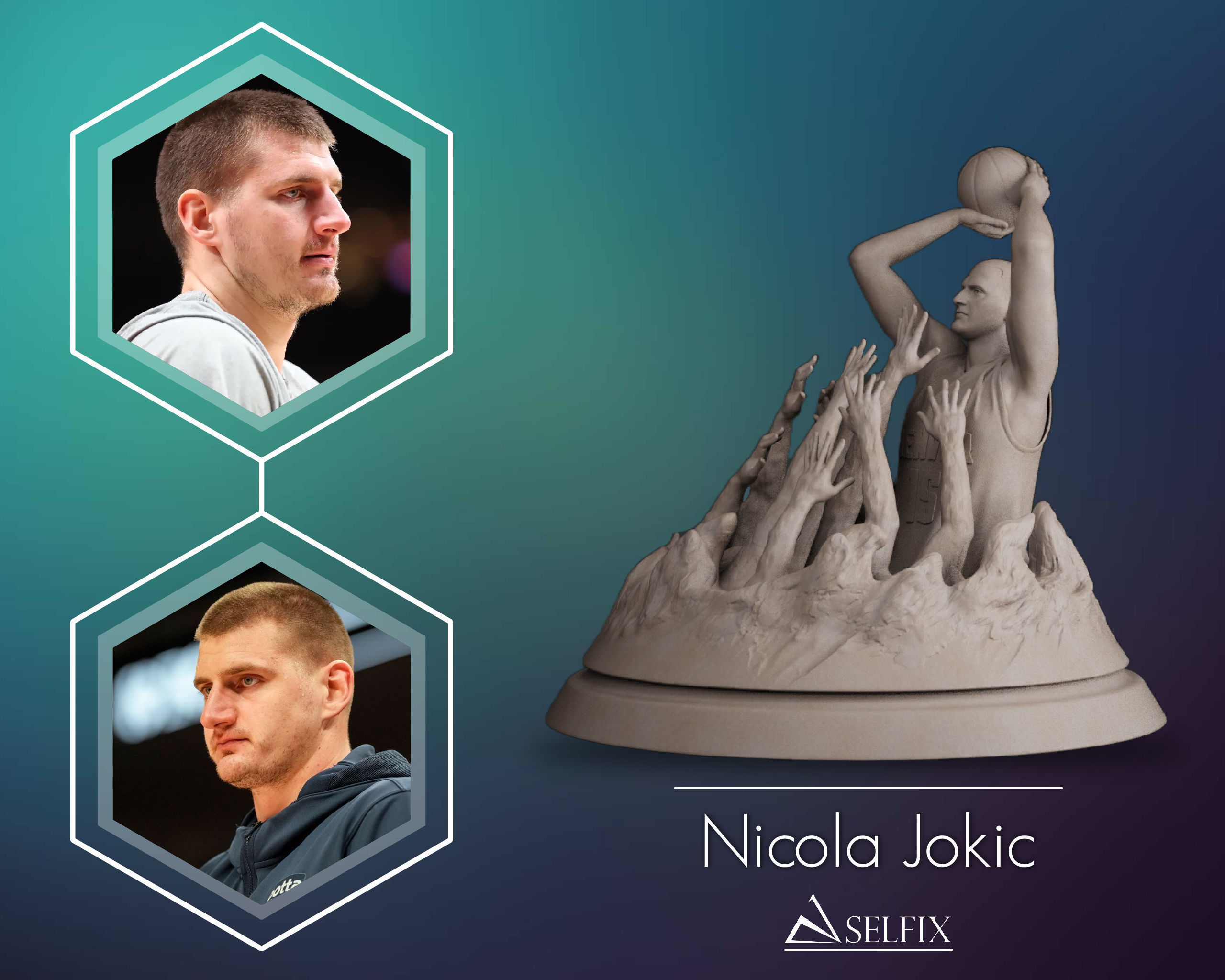 Nikola Jokic 3D print model_2