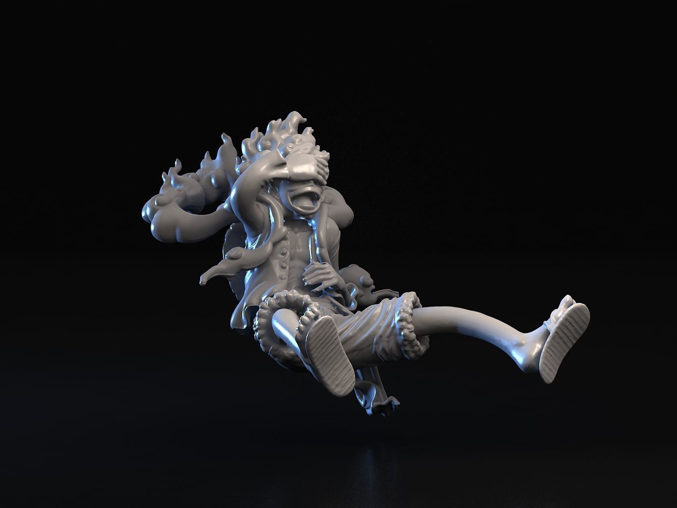 Luffy Gear5 3D model_11