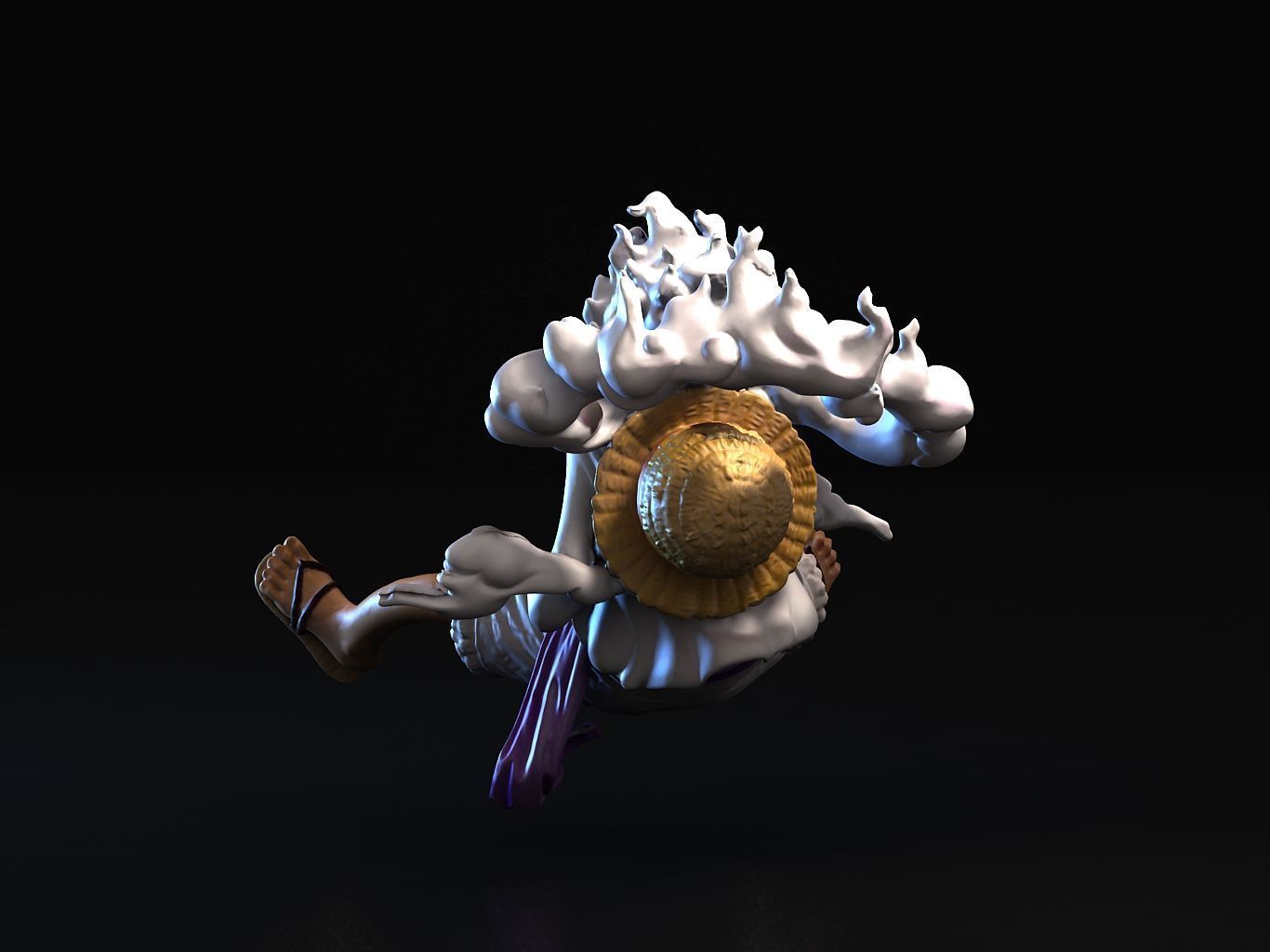 Luffy Gear5 3D model_5