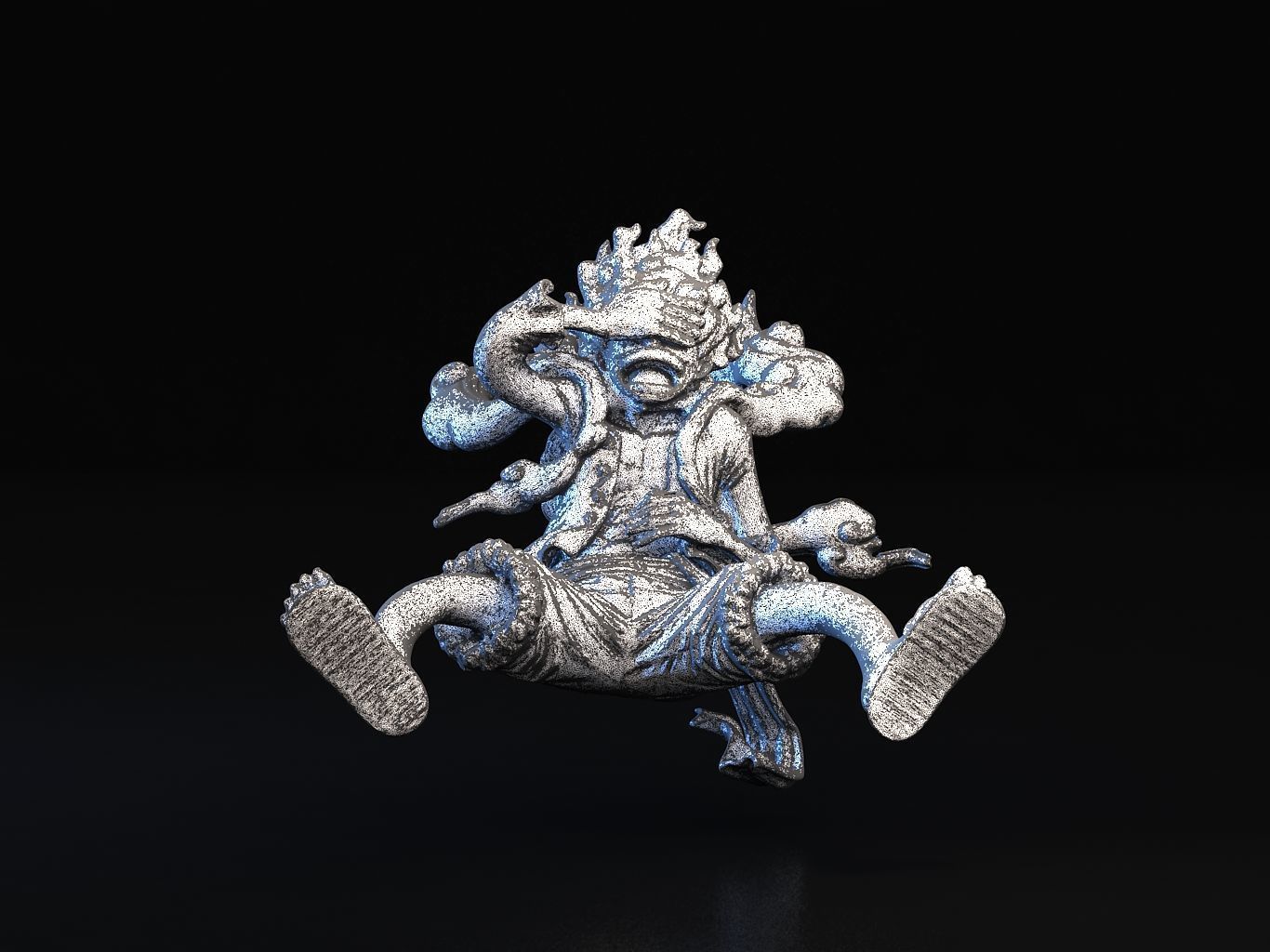 Luffy Gear5 3D model_19