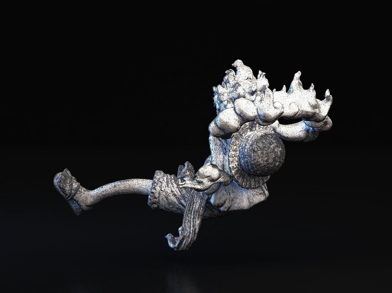 Luffy Gear5 3D model_24