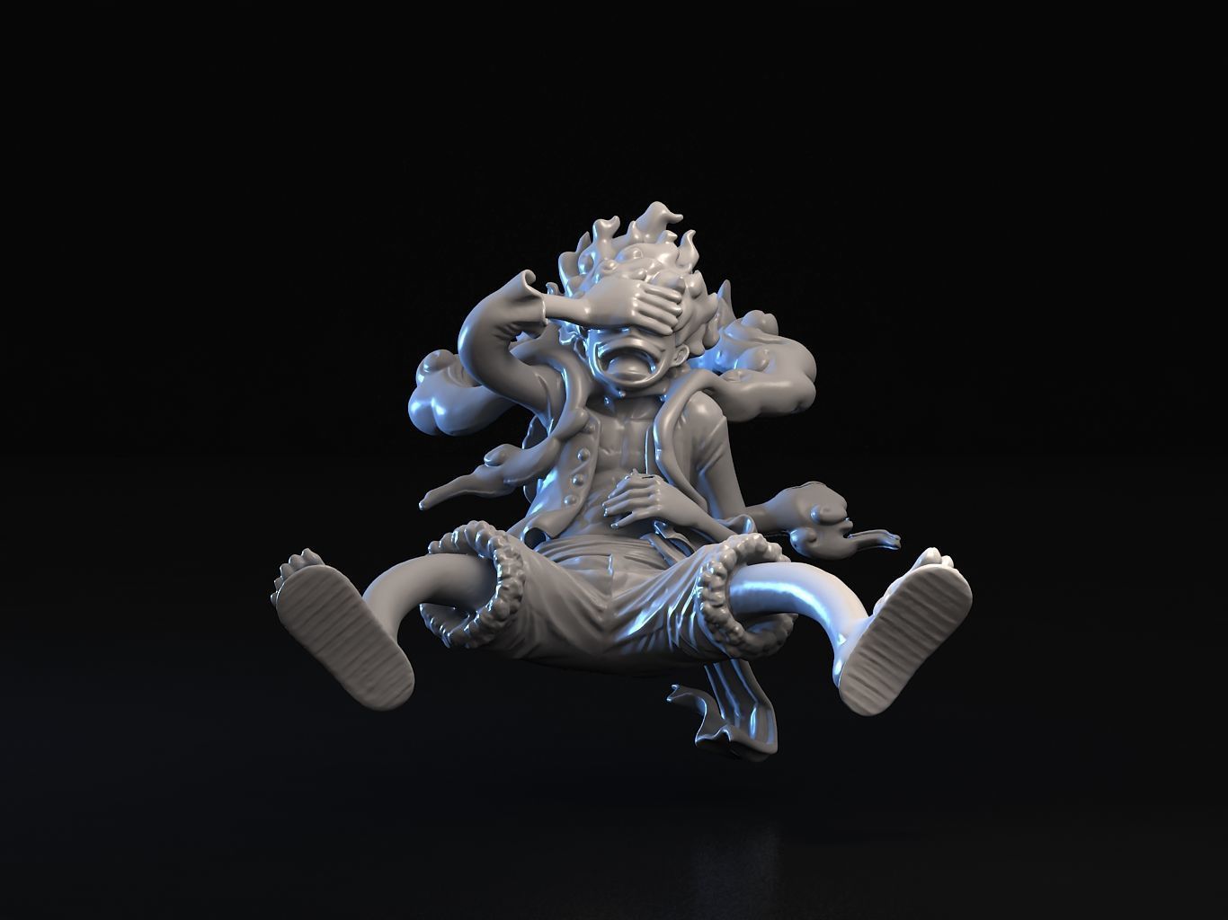 Luffy Gear5 3D model_18