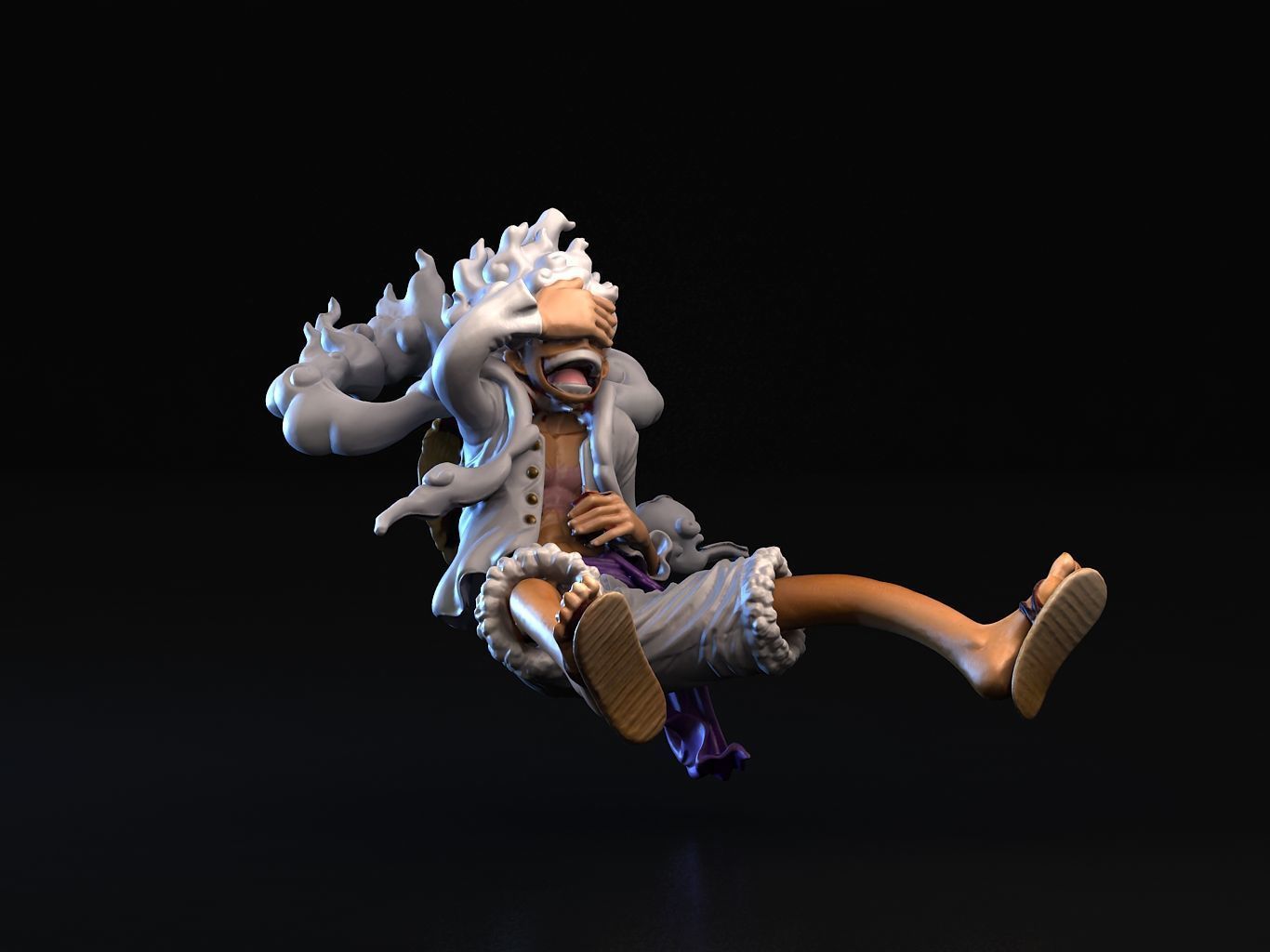 Luffy Gear5 3D model_2