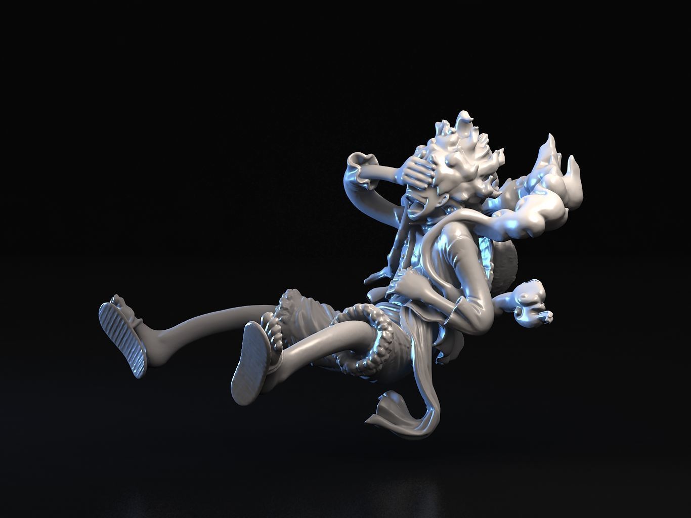 Luffy Gear5 3D model_17