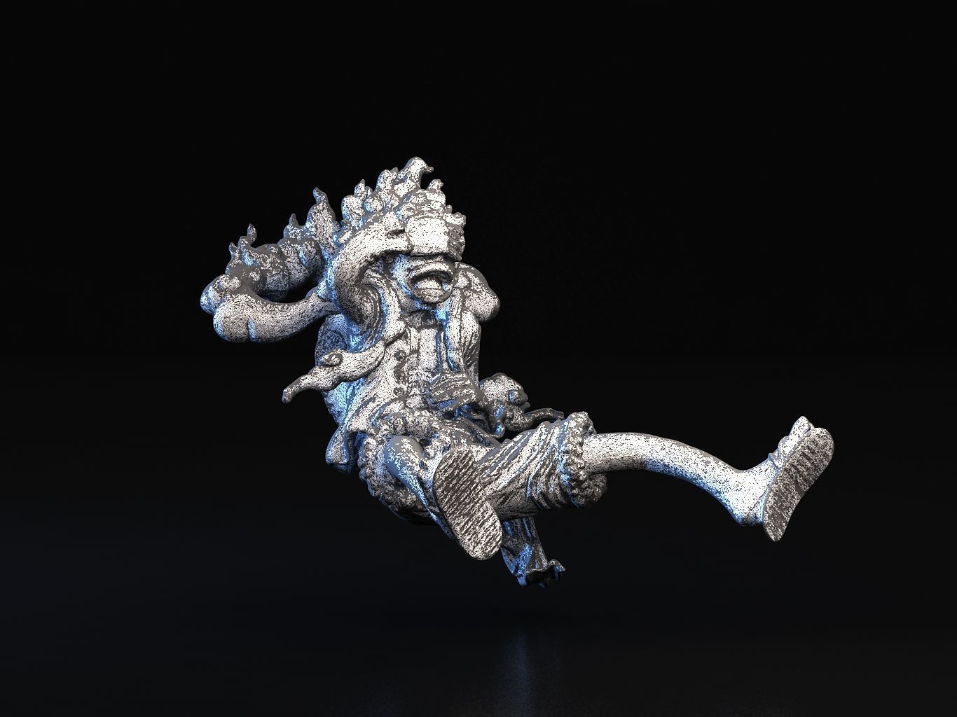 Luffy Gear5 3D model_20