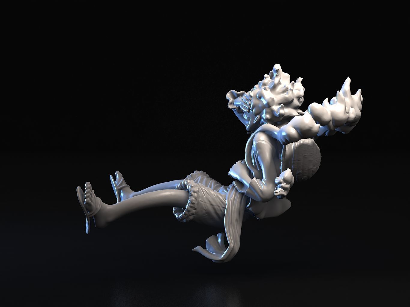 Luffy Gear5 3D model_16