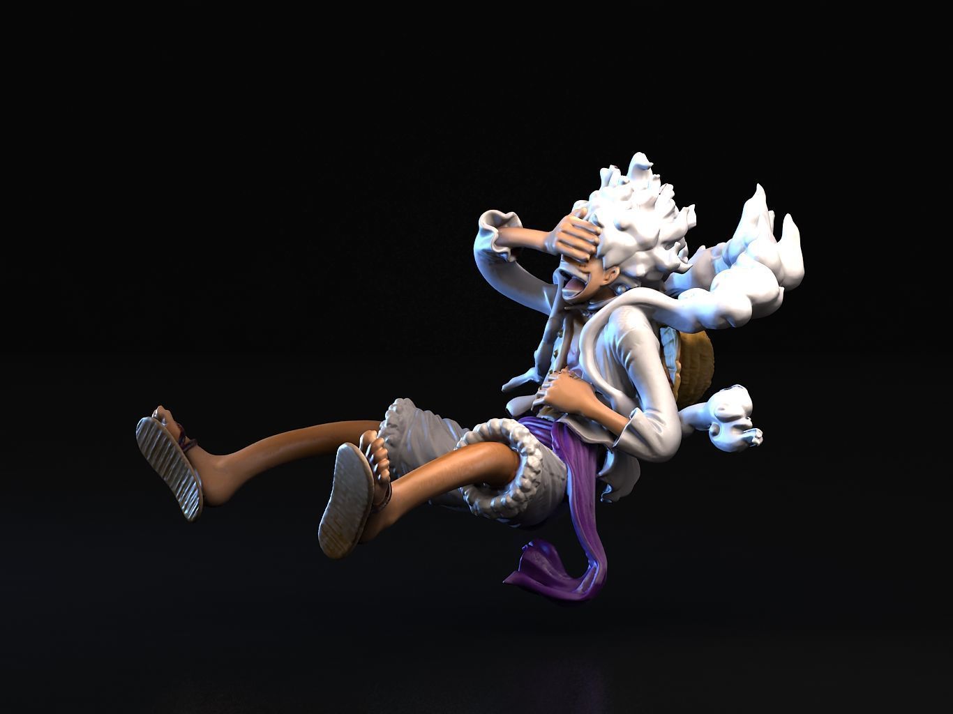 Luffy Gear5 3D model_8