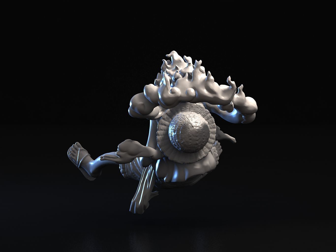 Luffy Gear5 3D model_14