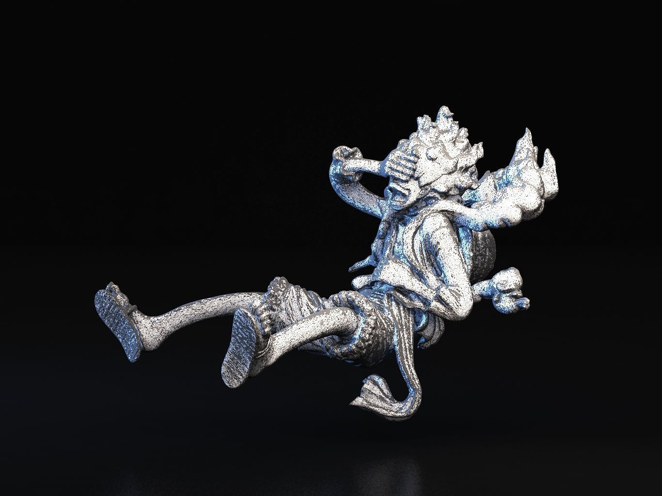 Luffy Gear5 3D model_25