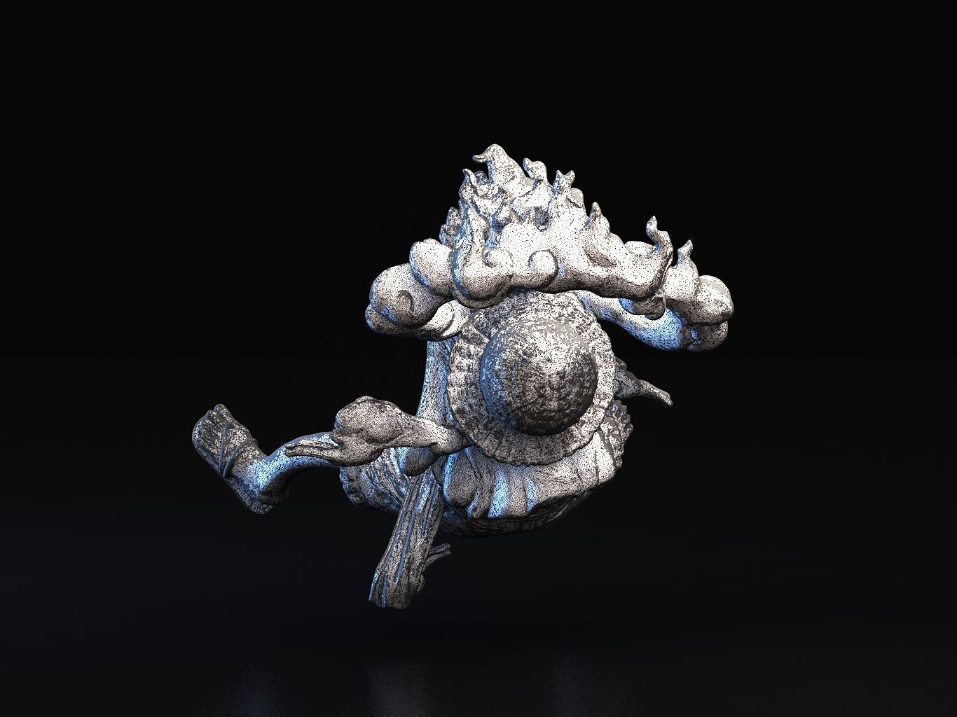 Luffy Gear5 3D model_23