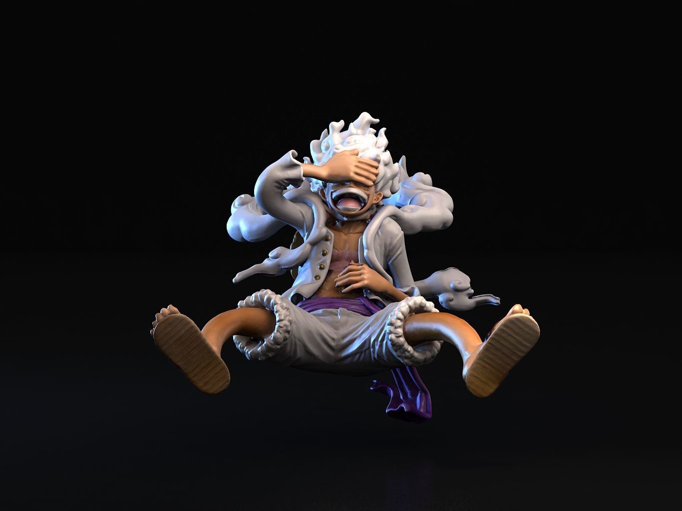 Luffy Gear5 3D model_1