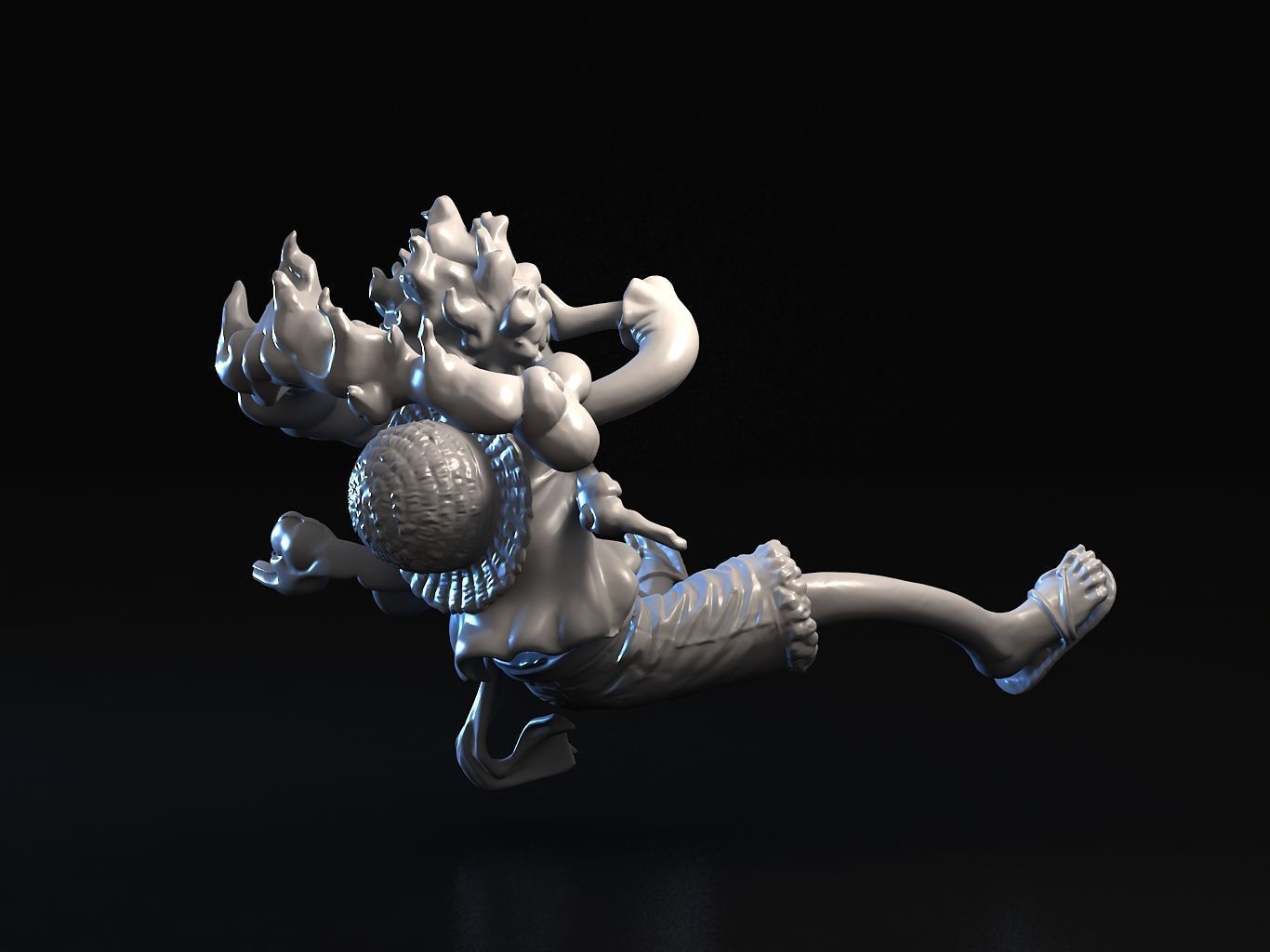 Luffy Gear5 3D model_13