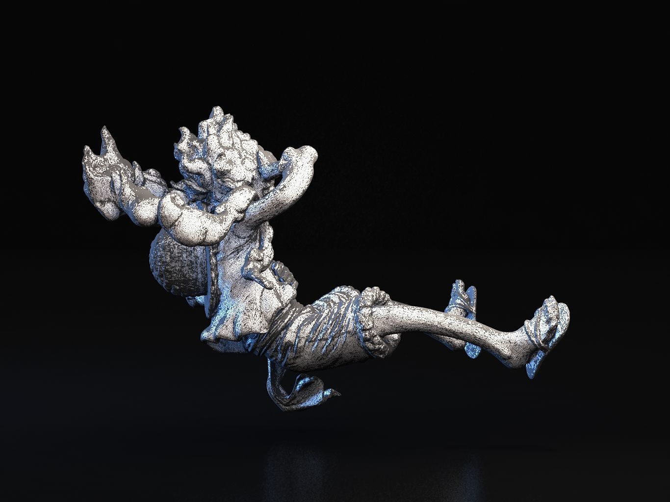 Luffy Gear5 3D model_21