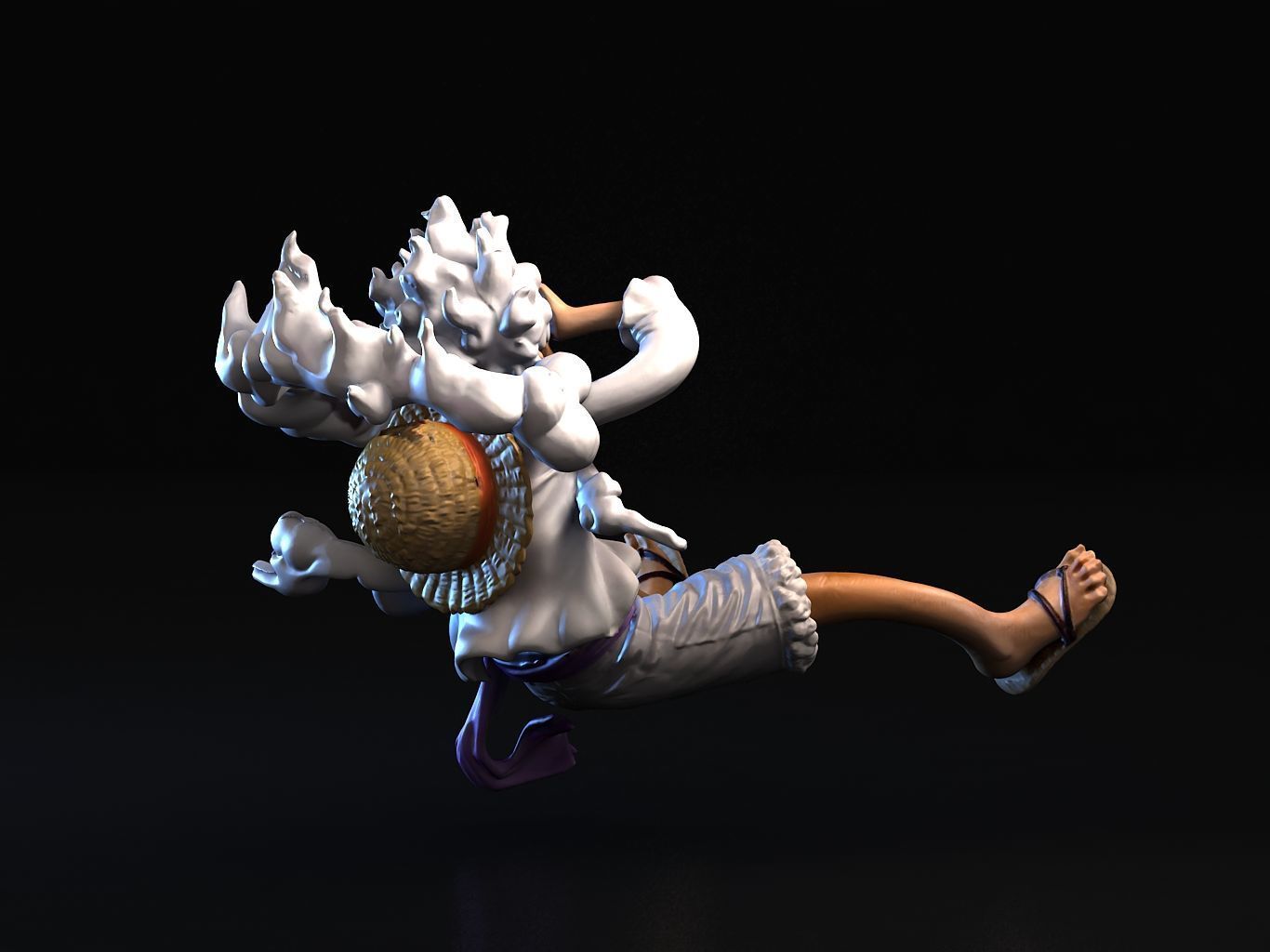 Luffy Gear5 3D model_4