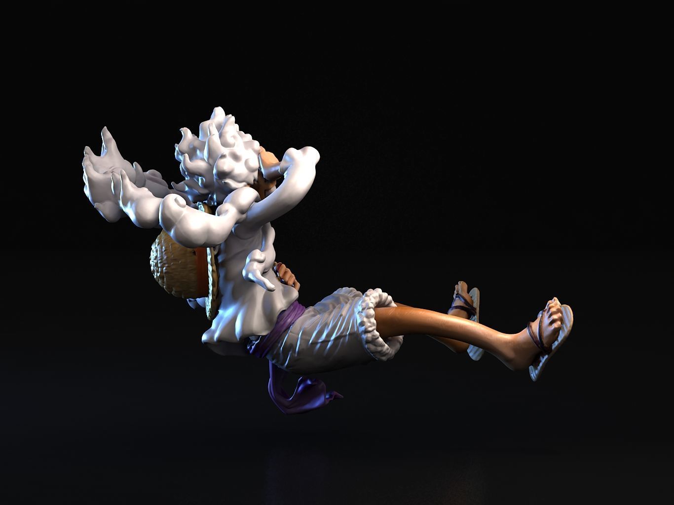 Luffy Gear5 3D model_3