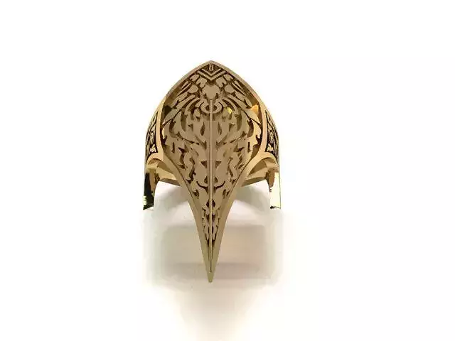 rocket-based signet ring 3D print model