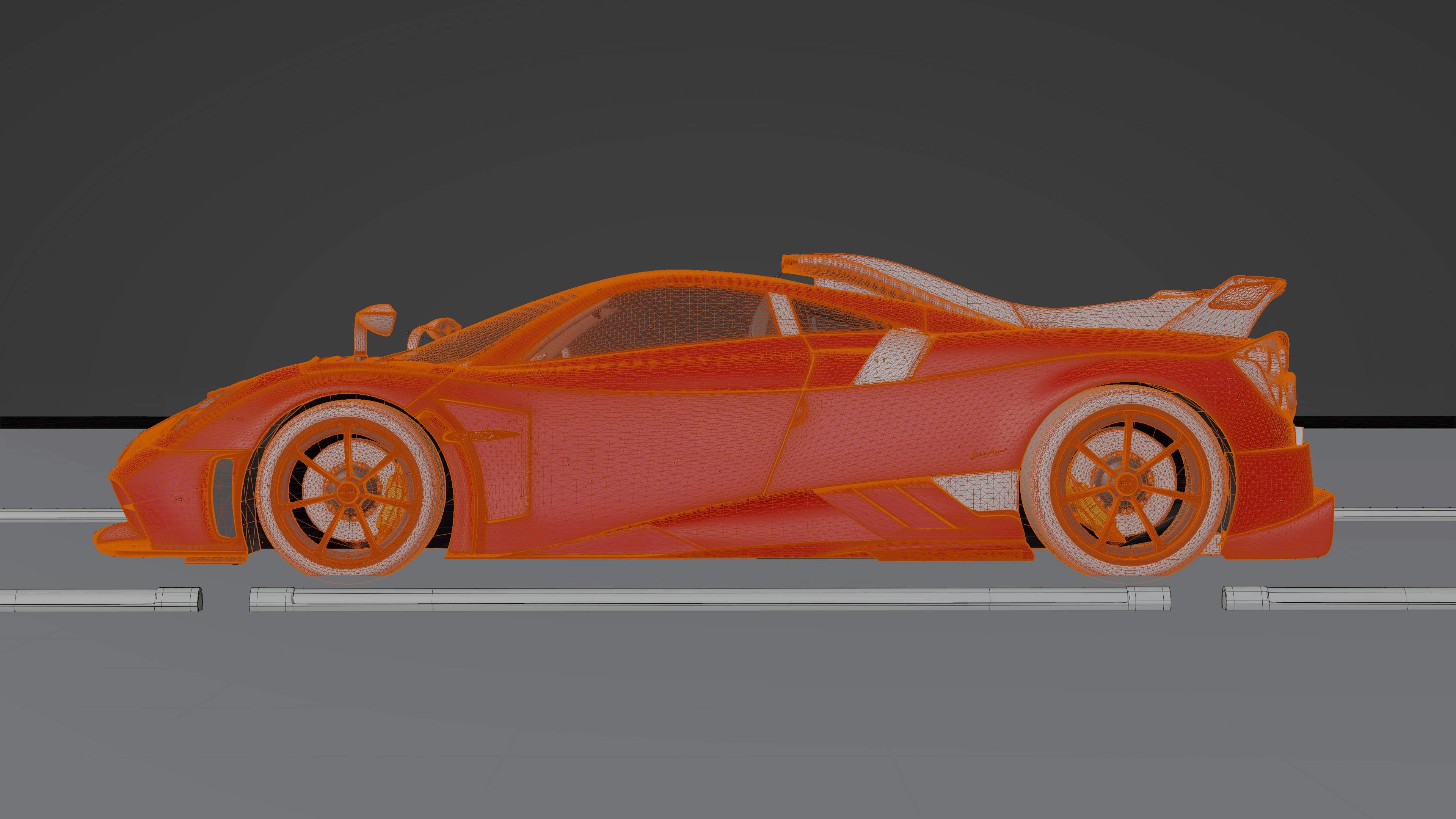 Pagani Imola 3D Model 3D model_25