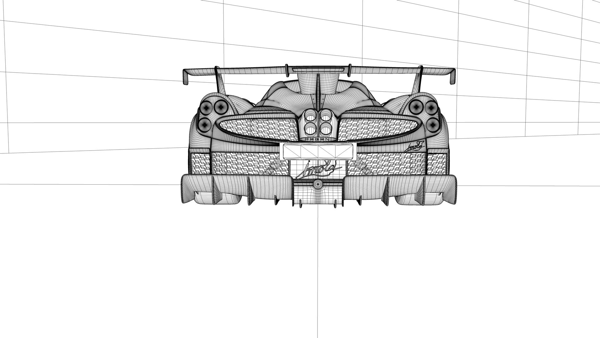 Pagani Imola 3D Model 3D model_16