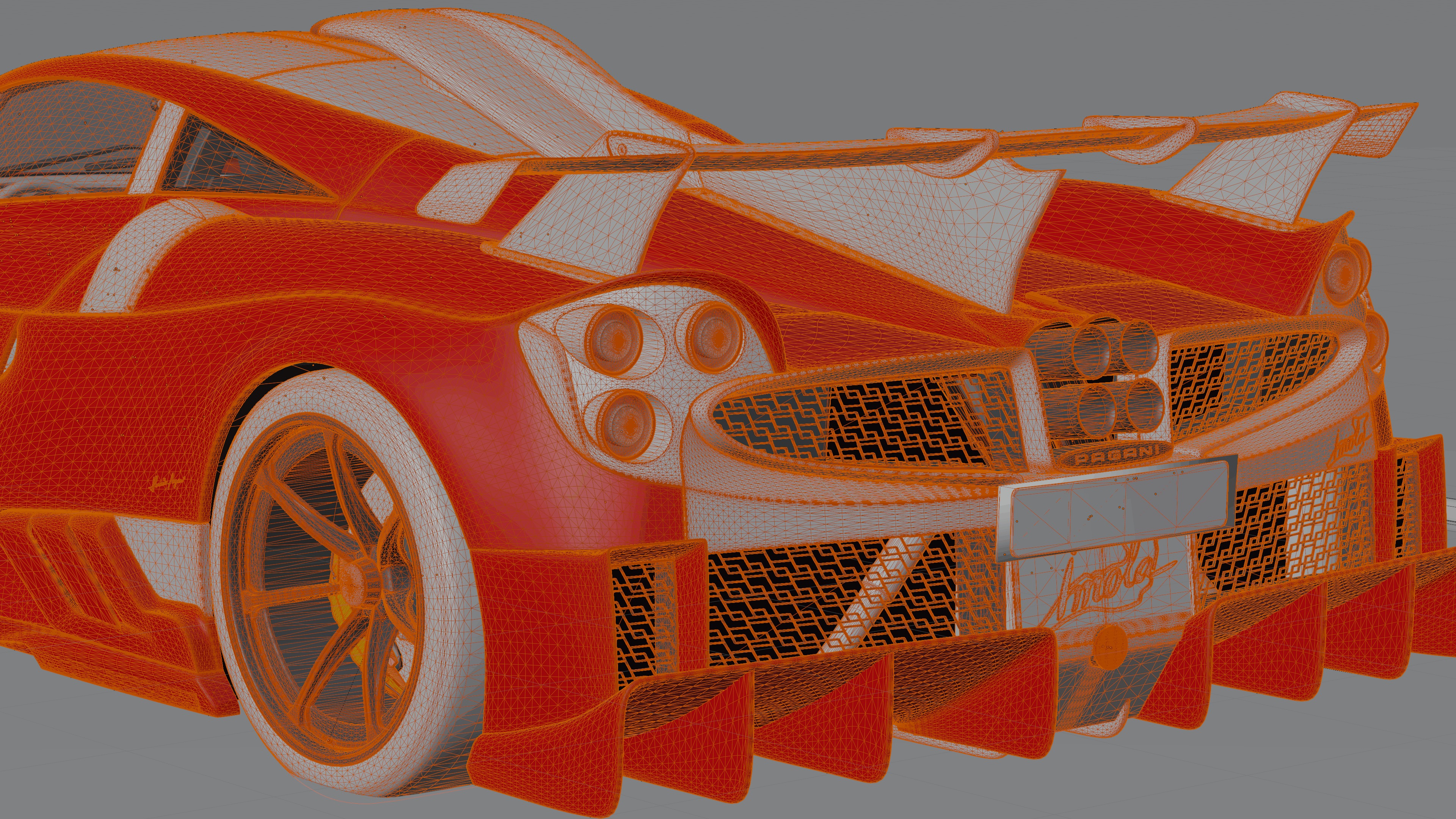 Pagani Imola 3D Model 3D model_27