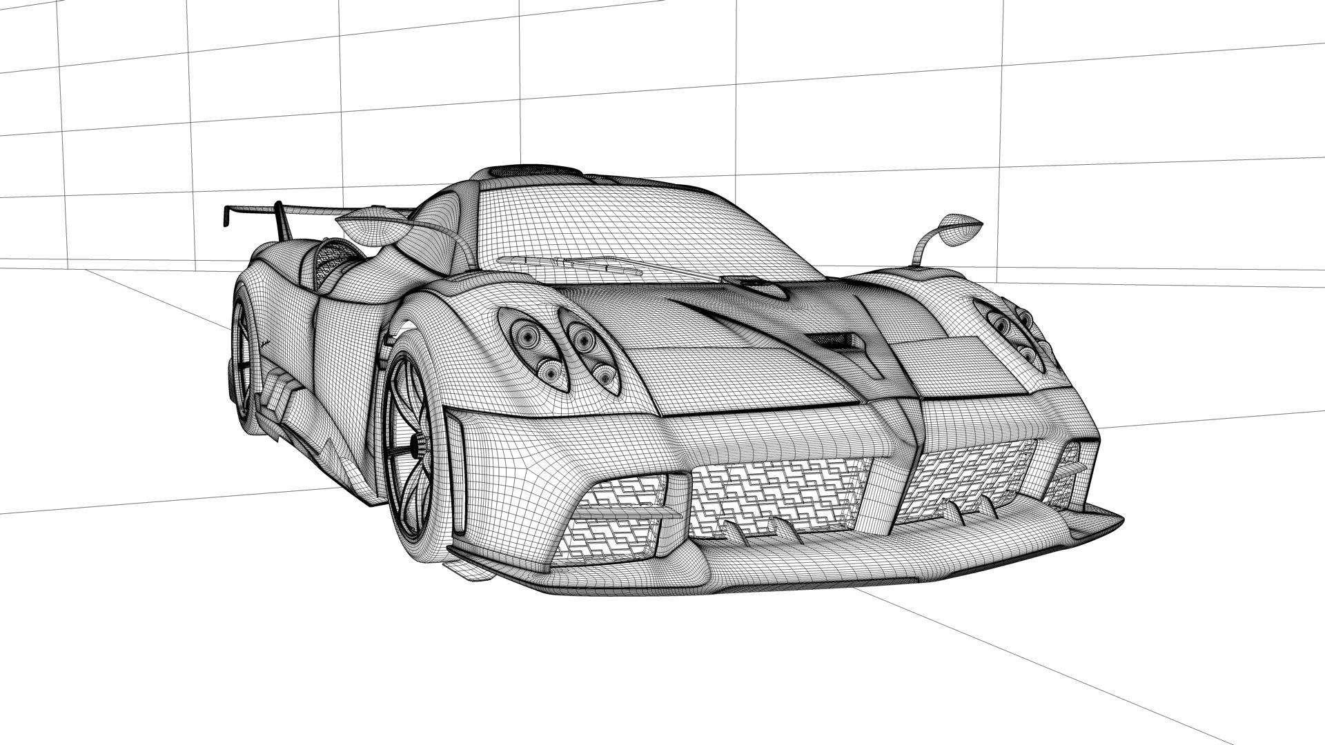 Pagani Imola 3D Model 3D model_13