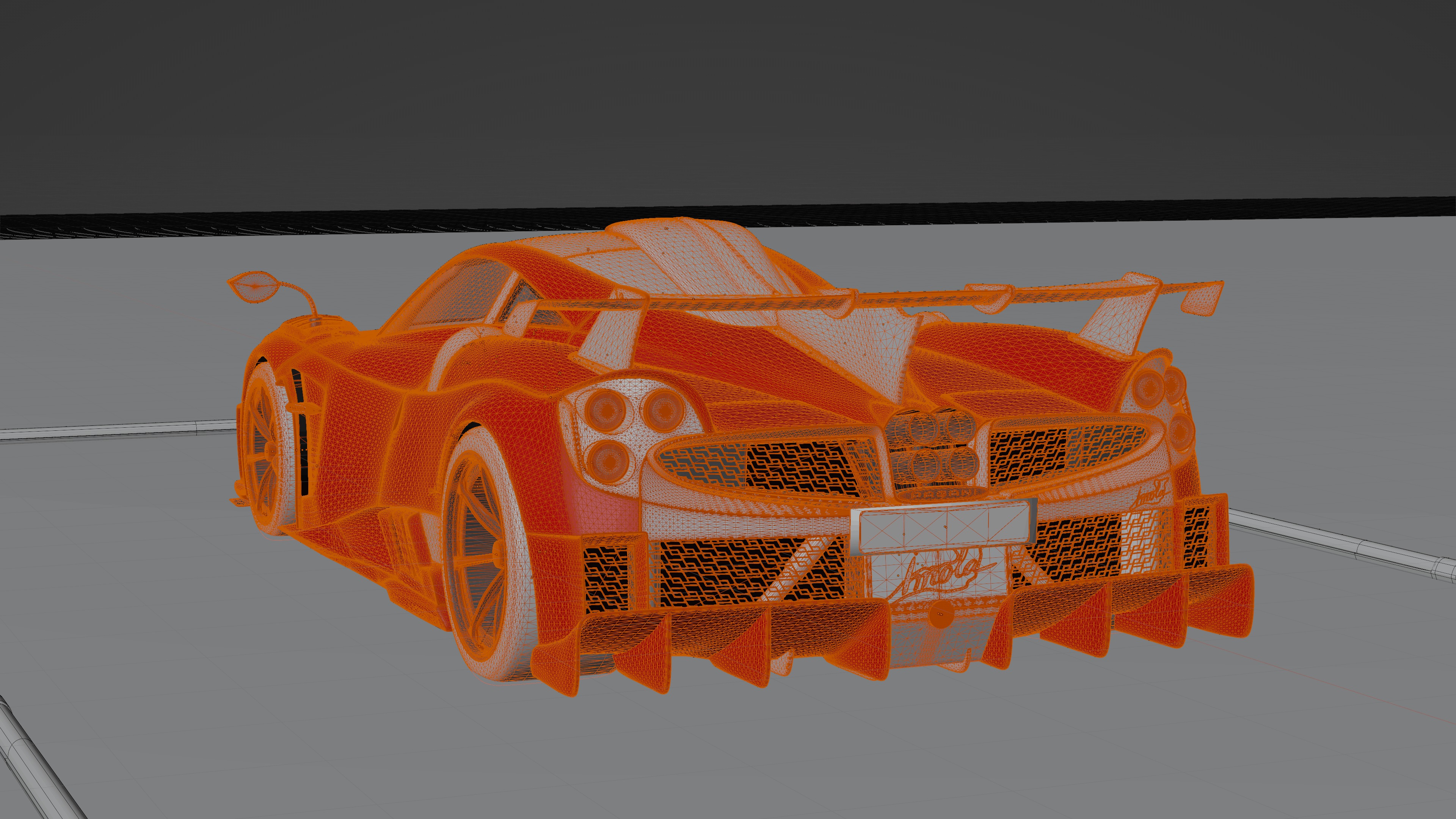 Pagani Imola 3D Model 3D model_23