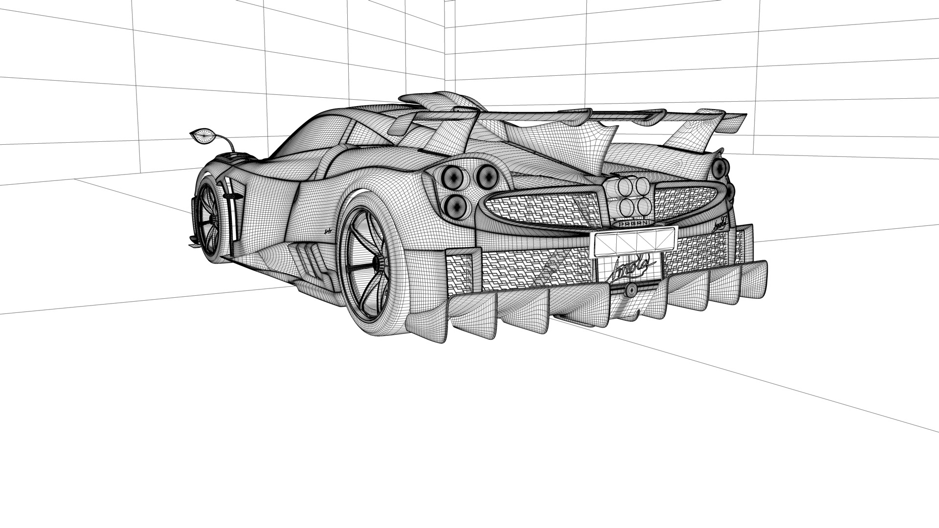 Pagani Imola 3D Model 3D model_15