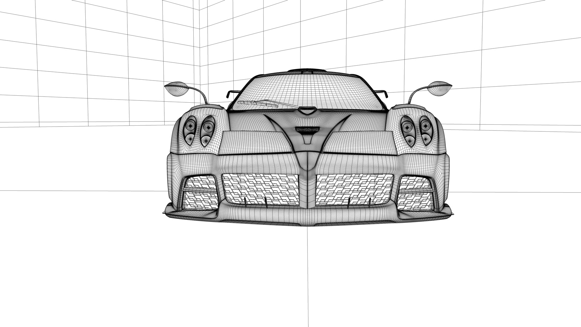 Pagani Imola 3D Model 3D model_14