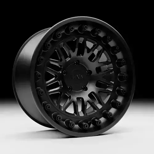 Black Rhino Fury Rim  3D model