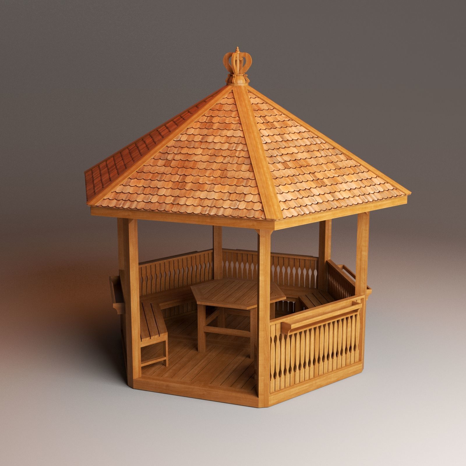 gazebo 3D model_1