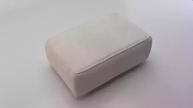 Arc Frame Fabric Ottoman Bench