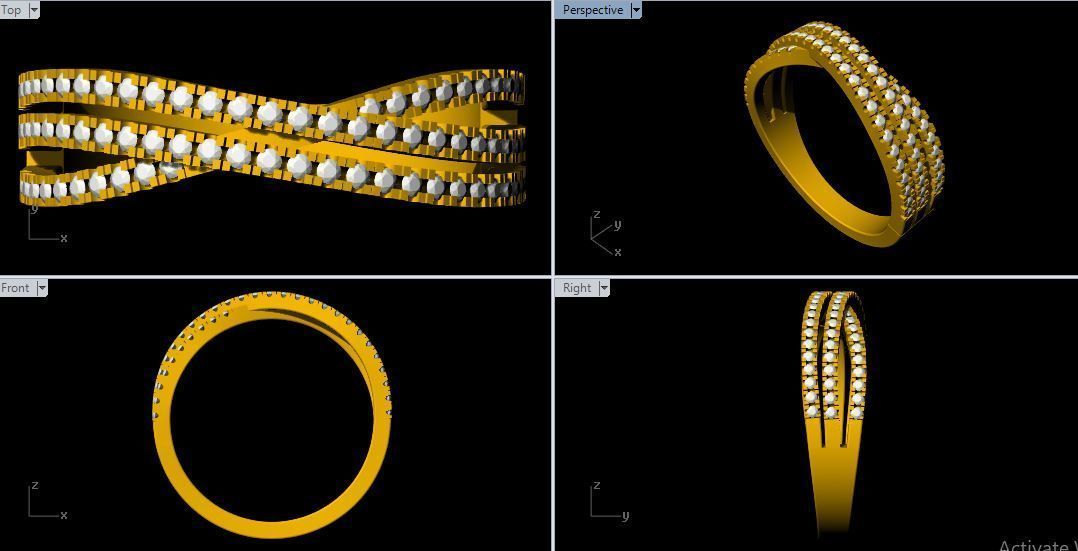Highway Ring 3dm file 3D print model_1