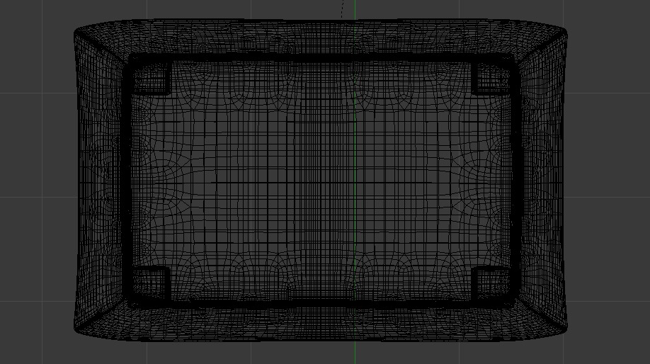 Arc Lead Fabric Ottoman Bench Low-poly 3D model_29