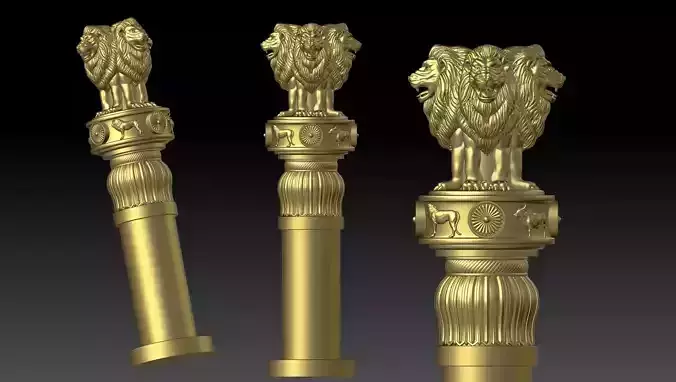 ashoka stetue govt of india for 3d print
