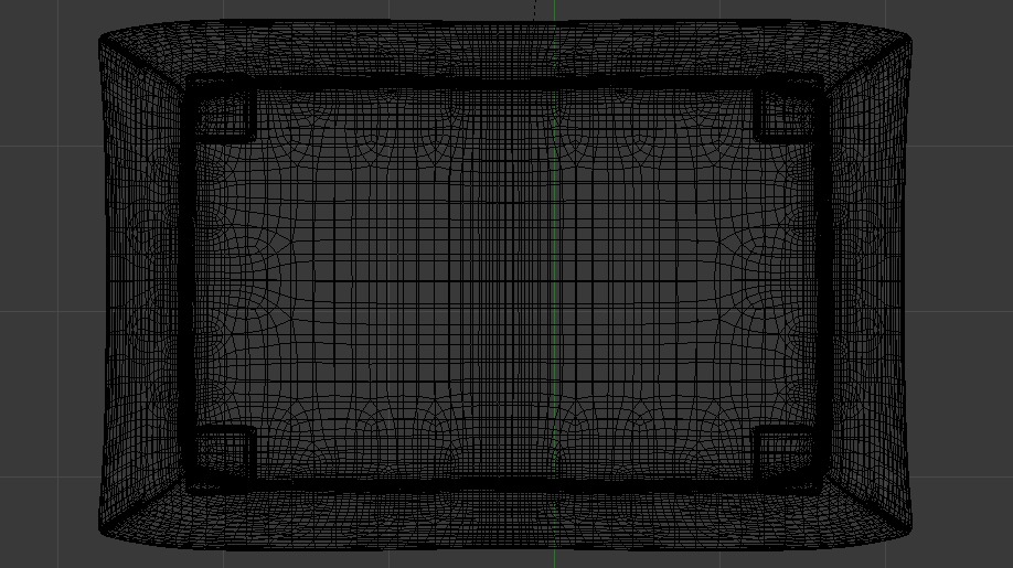 Arc Oxide Fabric Ottoman Bench Low-poly 3D model_29