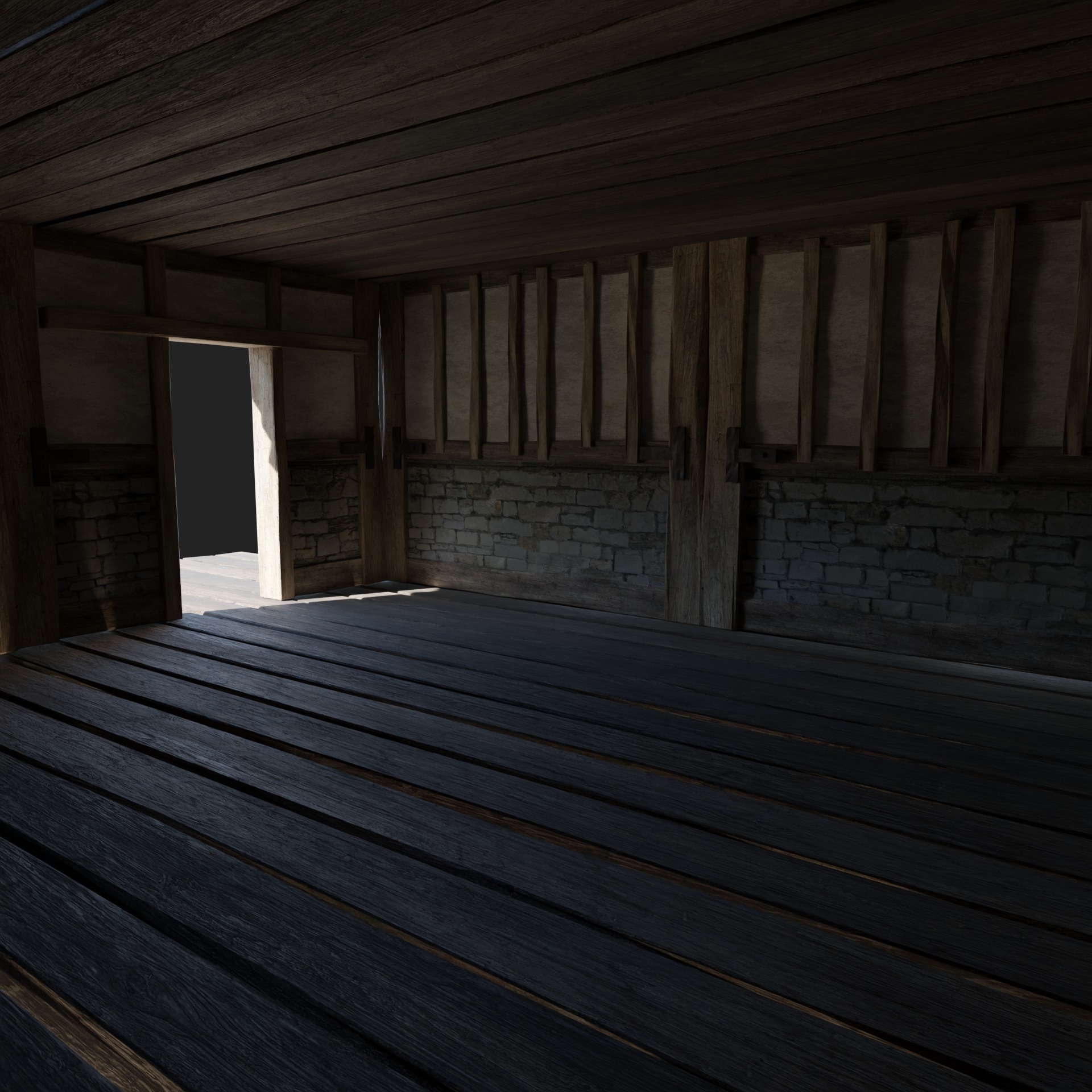 CRAFTSMAN WORKSHOP BUILDINGS WAREHOUSE STORE SMITHY COLLECTION Low-poly 3D model_4