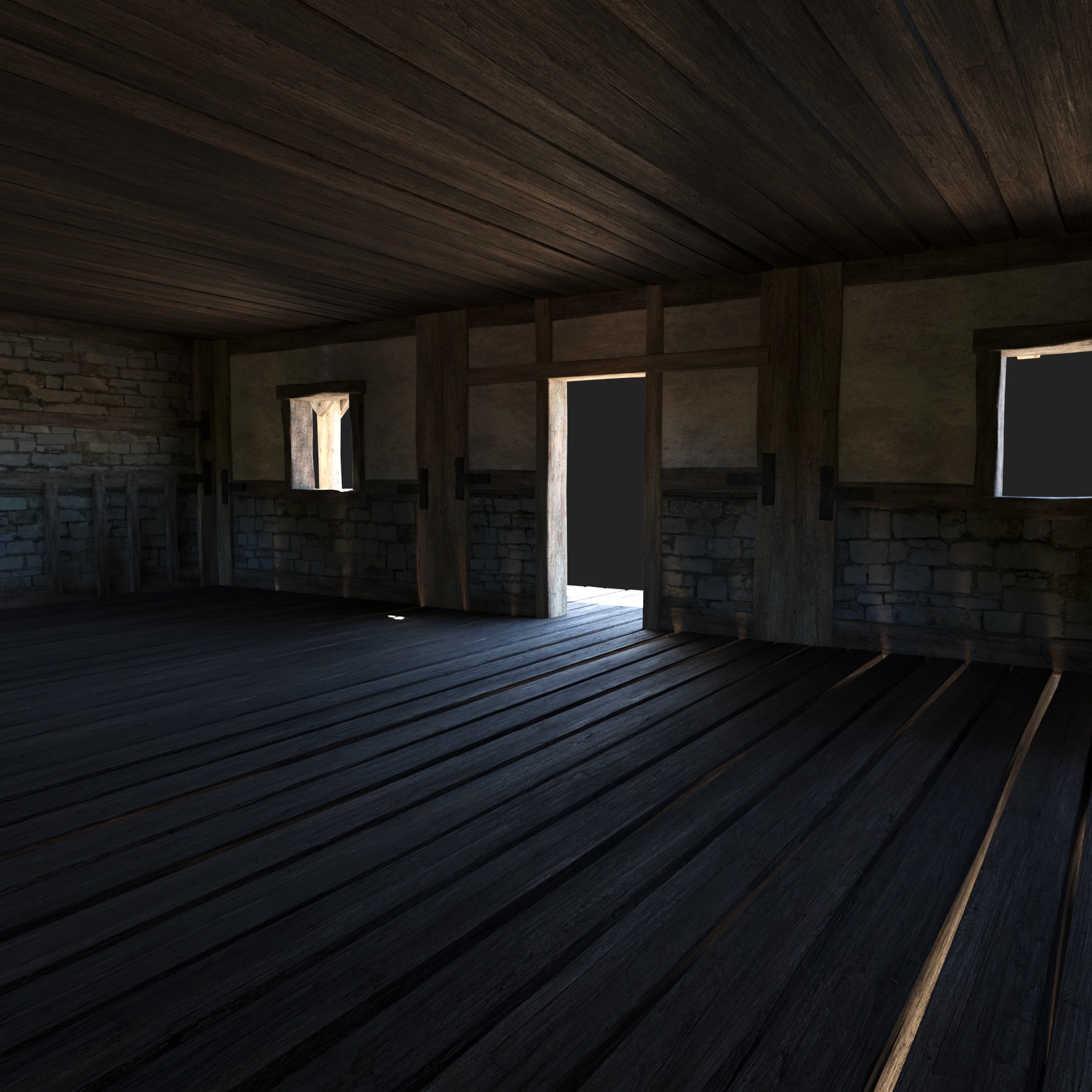 CRAFTSMAN WORKSHOP BUILDINGS WAREHOUSE STORE SMITHY COLLECTION Low-poly 3D model_18