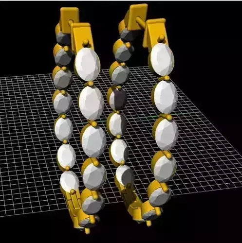 Hoop Earrings 3dm file